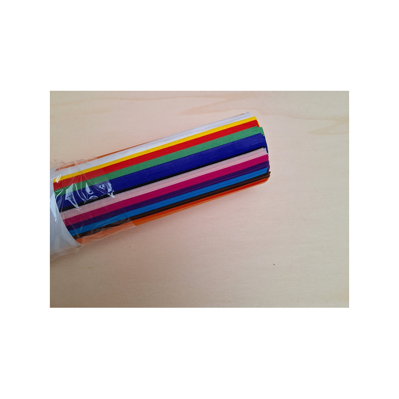 silk paper 125 sheets 20 colours 50*70 20 gr