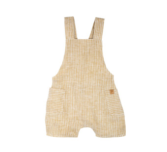 Pure Pure linen dungarees sahara striped