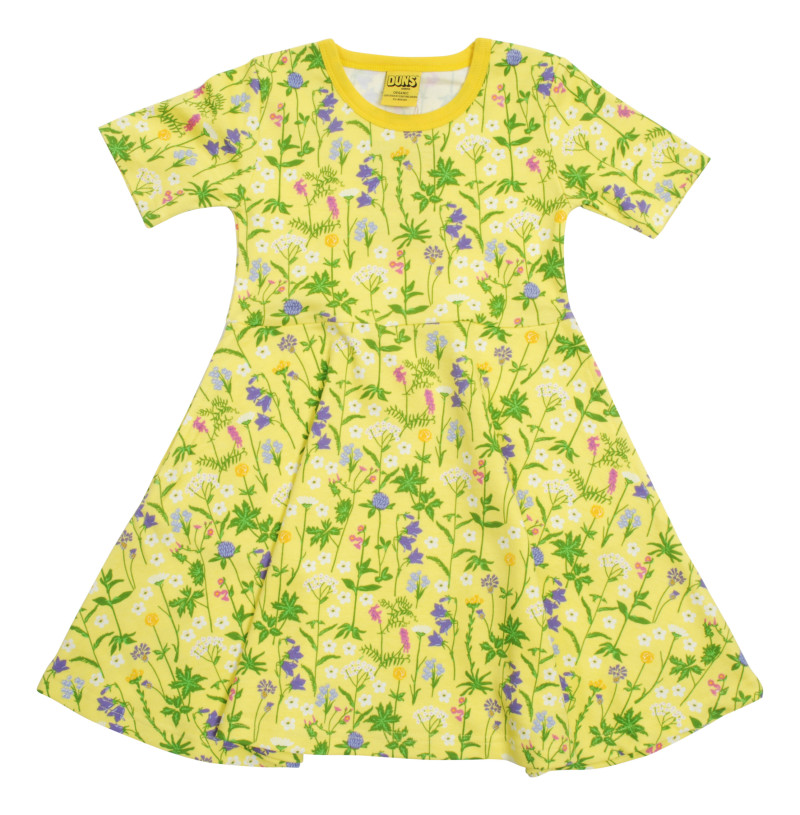 Duns Sweden skate dress  wild flowers yellow