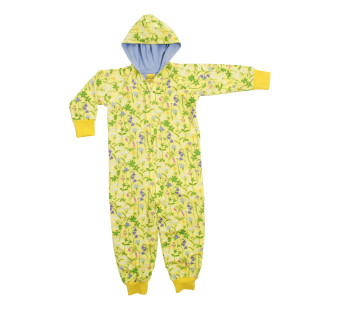 Duns Sweden gevoerde onesie wilde bloemen geel Duns Sweden gevoerde onesie wilde bloemen geel