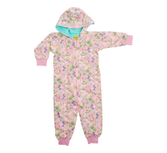 Duns Sweden onesie wild flowers pink