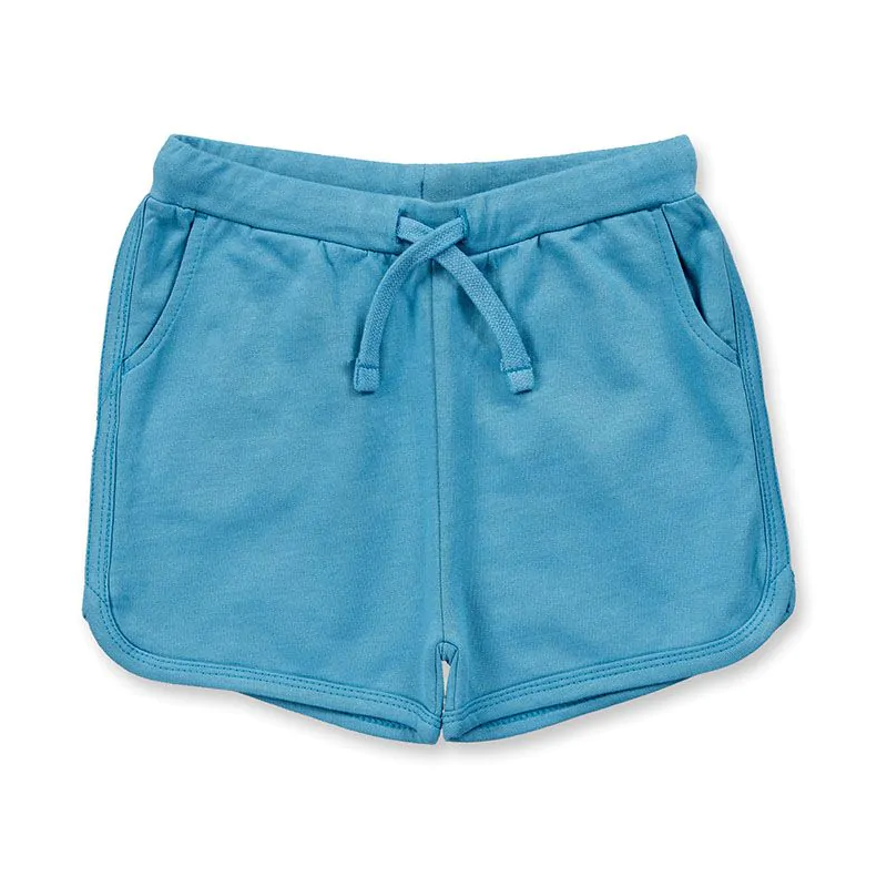 Sense Organics katoenen korte jogging broek  blauw