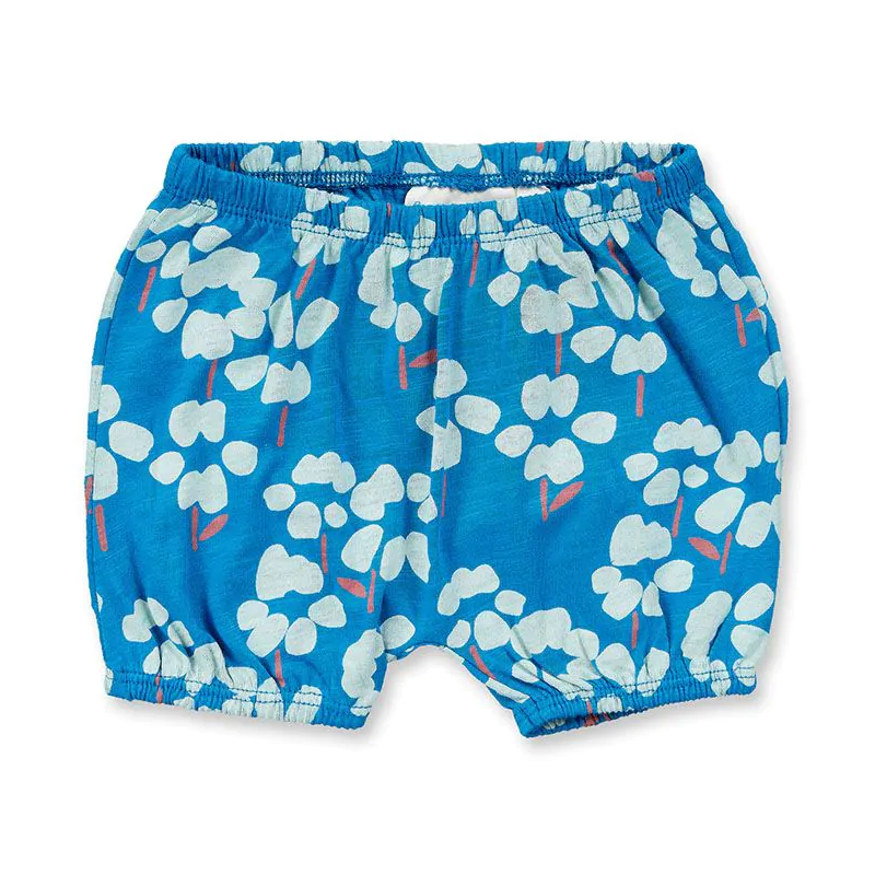Sense Organics katoenen bloomer blauw met bloemen