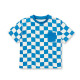 Sense Organics tshirt chess blue