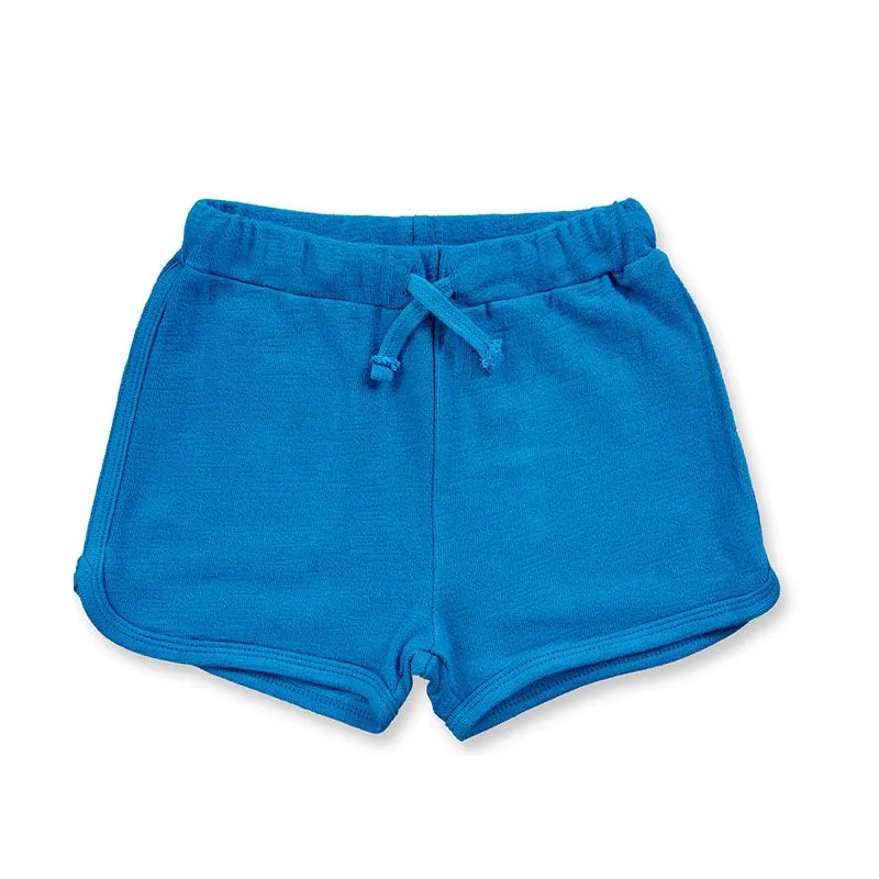 Sense Organics cotton shorts blue