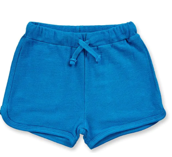 Sense Organics cotton shorts blue