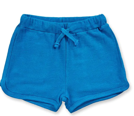 Sense Organics katoenen korte jogging broek  blauw