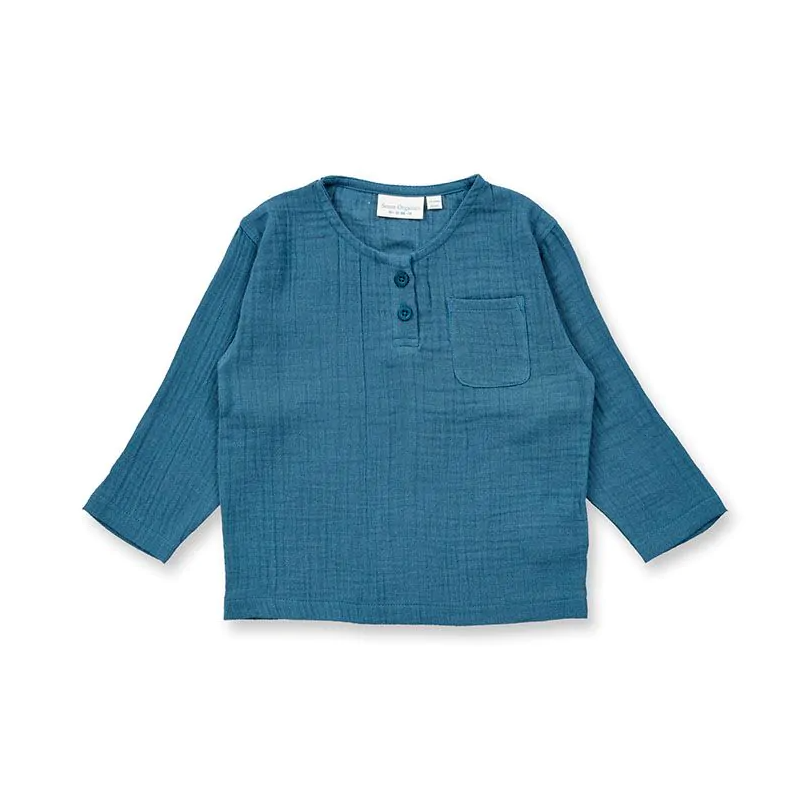 Sense Organics  muslin longsleeve sand