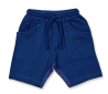 Sense Organics cotton muslin shorts navy