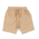 Sense Organics katoenen  double gauze korte broek zand