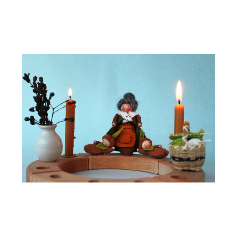 Moeder aarde  steker  (atelier Pippilotta)