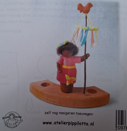 Steker palmpasen licht  (Atelier Pippilotta)