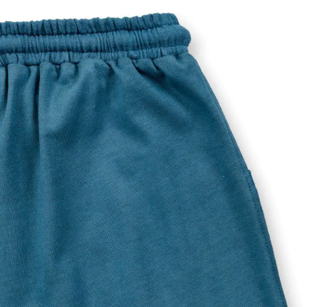 Sense Organics cotton muslin shorts navy