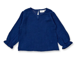 Sense Organics  muslin girly longsleeve navy