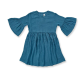 Sense Organics muslin dress blue