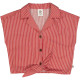 Muesli katoenen blouse apple red striped