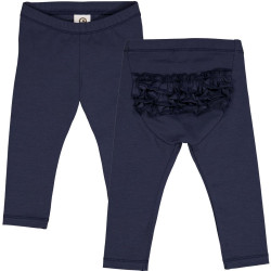 Muesli baby legging apple red with frill