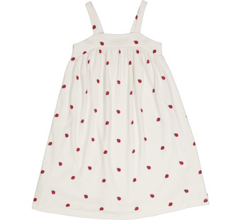 Muesli cotton dress ladybugs