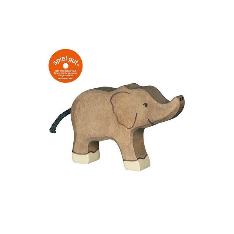 Holztiger olifant klein slurf laag (80537)