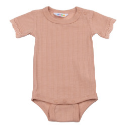 Joha wool silk short sleeved body grey