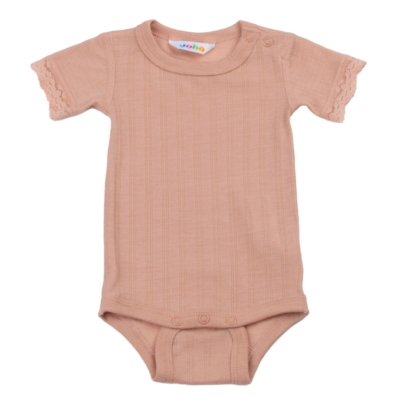 Joha wool silk short sleeved body grey