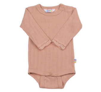 Joha wool silk long sleeved body peach