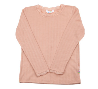 Joha woolsilk  shirt peach