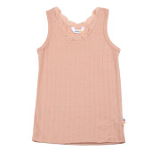 Joha hemd wolzijde roze met kant (76490)