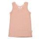 Joha wool silk sleeveless shirt pink