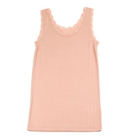 Joha woolsilk undershirt peach  (74388)