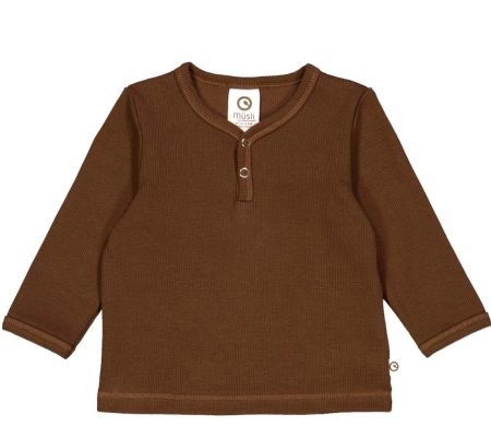Muesli katoenen longsleeve baby Flora