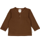 Muesli cotton  longsleeve bark dark brown