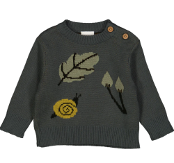 Muesli katoenen gebredie sweater forest
