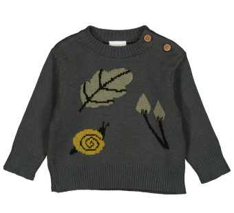 Muesli Forest knit sweater baby