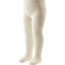 Muesli cotton lace  tights balsam cream