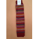 Hirsch natur woolen leg warmers rainbow red