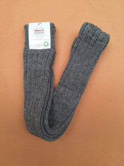 Hirsch natur woolen leg warmers red