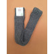 Hirsch natur very thick woolen leg warmers grey