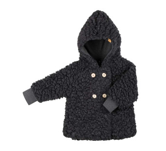 Pure Pure woolen jacket athracite with hood