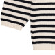 Copenhagen Colors cotton sweater cream navy striped