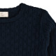 Copenhagen Colors classic pointelle blouse navy