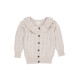 Copenhagen Colors merinowollen vest met kraag creme