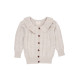 Copenhagen Colors merinowoolen blouse with collar cream