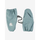 Celavi padded PU mittens smokey blue