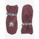 Celavi padded PU mittens rose brown