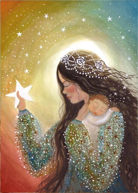 Postkaart make a wish - Bijdehansje