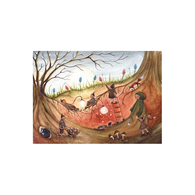 Postal card Polar Bear - Bijdehansje