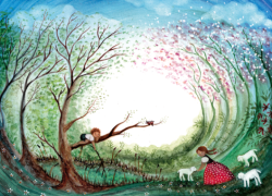 Postal card Polar Bear - Bijdehansje