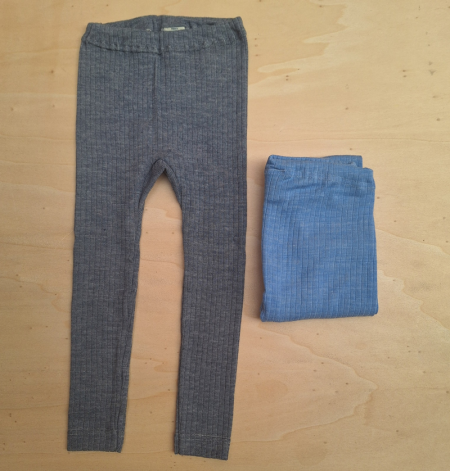 Cosilana legging katoen/wol/zijde groen (91211)