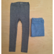 Cosilana legging katoen/wol/zijde jeans blauw (91211)